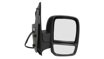 Oglinda exterioara Citroen Jumpy, Fiat Scudo, Peugeot Expert, 02.2007-, Stanga, Crom, electrica, incalzire, carcasa neagra, Impartit, View Max, 8153 K9; 9467189088 2396517M