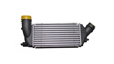 Intercooler Peugeot 807, 06.2010-, Expert, 04.2010-2016, motor 2.0 HDI 120kw, diesel, cutie manuala, cu/fara AC, aluminiu brazat/plastic, 300x145x82 mm, J.Deus, mufa Rapida dreapta 