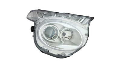 Far Citroen C1, 06.2014-, partea Dreapta, electric, fara motoras, tip bec H7+H7, Valeo