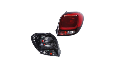 Stop spate lampa Citroen C1, 06.2014-, partea dreapta, cu lumina de mers inapoi si cu suport becuri, AL (Automotive Lighting)