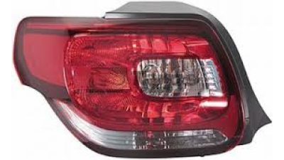 Stop spate lampa Citroen Ds3, 03.10-, omologare ECE, spate, fara suport bec, cu lampa ceata spate, 6350JE; 9676973880; 9683116380, Stanga