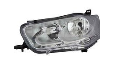 Far Citroen C-Elysee, 11.2012-01.2017, Stanga, tip bec H1+H7, reglare electrica, fara motoras, ECE, Depo, 9675140480, 