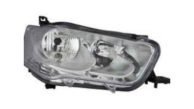 Far Citroen C-Elysee, 11.2012-01.2017, Dreapta, tip bec H1+H7, reglare electrica, fara motoras, ECE, Depo, 9675140380, 