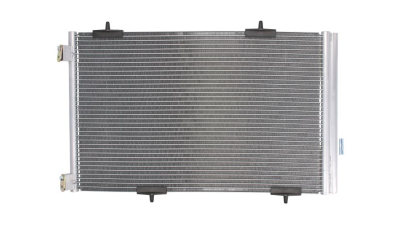 Condensator climatizare Peugeot 301, 11.2012-, motor 1.2, 52 kw benzina, cutie manuala/automata, full aluminiu brazat, 596(570)x362x12 mm, cu uscator si filtru integrat
