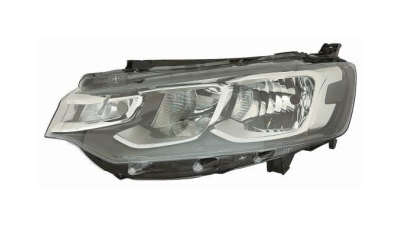 Far Citroen C-Elysee, 01.2017-, partea Stanga, H1+H7+PY21W+W5W; electric; fara motor, DEPO