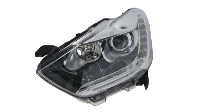 Far Citroen Ds5, 09.2011-, partea Stanga, xenon; cu sistem iluminat in curba; D1S+H1+LED; electric; argintiu, VARROC