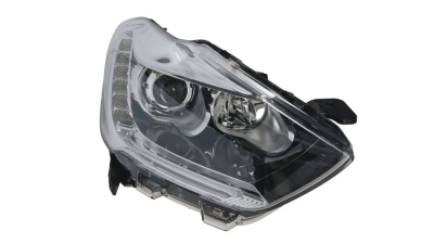 Far Citroen Ds5, 09.2011-, partea Dreapta, xenon; cu sistem iluminat in curba; D1S+H1+LED; electric; argintiu, VARROC