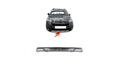 Spoiler bara protectie Citroen Berlingo (7), 06.2012-07.2018, Peugeot Partner, 06.2012-07.2018, Fata, inferior, Aftermarket