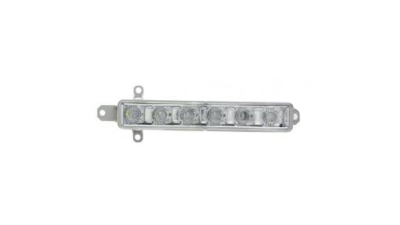 Lumini de zi Peugeot 107 (P) 05.2012-12.2014, Peugeot 108 06.2014-, Peugeot Partner 06.2012-, Fata partea Stanga, Dreapta, Cu led, cu rama argintie, omologare ece, marca valeo, 814300H010