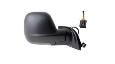 Oglinda usa exterioara Citroen Berlingo, 06.2018-, Opel Combo/Life, 09.2018-, Peugeot Partner/Rifter, 06.2018-, partea Dreapta, reglare electrica; textil; incalzit; sticla convexa; geam cromat; Senzor de temperatura; 10 gauri / 5 pini, View Max