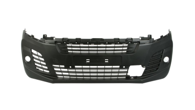 Bara fata Citroen Jumpy, 06.2016-; Peugeot Expert, 06.2016-, cu gauri pentru senzori punct mort, cu gauri pentru Senzori de parcare (PDC); negru; cu gaura pentru lampa de ceata, Aftermarket