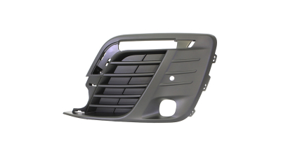Grila bara fata PEUGEOT TRAVELLER, 06.2016-, partea Stanga, cu gauri pentru Senzori de parcare (PDC); cu gaura pentru lampa de ceata