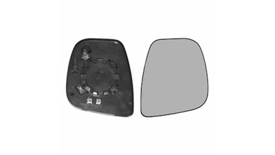 Geam oglinda exterioara cu suport fixare Citroen Berlingo, 06.2018-; Jumpy/Spacetourer, 06.2016-, partea Stanga, incalzit; sticla convexa; geam cromat; se potriveste doar oglinzilor OE, cu functie de unghi mort, View Max