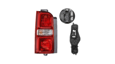 Stop spate lampa Citroen Jumpy/Spacetourer, 06.2016-; Peugeot Expert/Traveller, 06.2016-; Toyota Proace, 06.2016-, Opel Vivaro 03.2019-; ZAfira Life 08.2019-; Stanga, cu suport becuri;