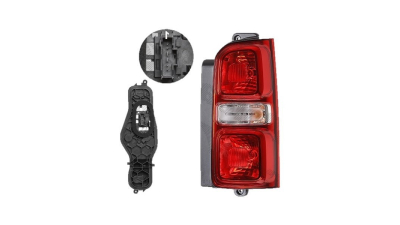 Stop spate lampa Citroen Jumpy/Spacetourer, 06.2016-; Peugeot Expert/Traveller, 06.2016-; Toyota Proace, 06.2016-, Opel Vivaro 03.2019-; ZAfira Life 08.2019-;  Dreapta, cu suport becuri;