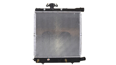 Radiator racire Chrysler Voyager, 10.1989-12.1992, Dodge Caravan, 01.1990-12.1992, Motorizare 2, 2; 2, 5; 2, 6; 3, 0 V6; 3, 3 V6 Benzina, tip climatizare cu/fara AC, cutie M/A, dimensiune 410x403x25mm, Cu lipire fagure prin brazare, Aftermarket
