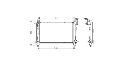 Radiator racire Chrysler Voyager, 10.1992-12.1995, Motorizare 3.0 V6 105kw, Heavy Dyty Benzina, tip climatizare cu/fara AC, cutie M/A, dimensiune 655x385x35mm, Cu lipire fagure prin brazare, Aftermarket