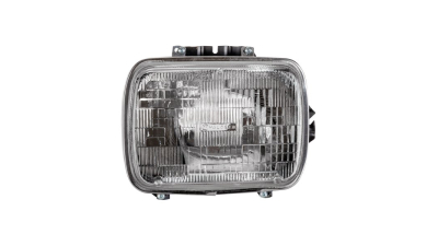 Far JEEP CHEROKEE (XJ), 10.1984-10.1996; WRANGLER (YJ/SJ) 1987-1995, TYC, fata, partea stanga, halogen; Tip=USA; manual; cu suport becuri incorporat; Omologare: SAE;