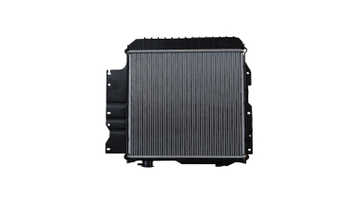 Radiator racire Jeep Wrangler (Tj/Ys/Sj) 01.1987-1997, Motorizare 4.0 R6 130/134/142kw Benzina, cutie M/A, cu niplu 32/38mm, dimensiune 498x459x40mm, Cu lipire fagure prin brazare, Aftermarket