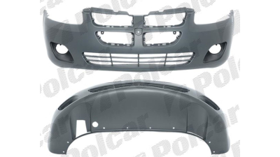 Bara fata Dodge Stratus (Js), 06.2005-12.2006, grunduit, cu locas pentru proiectoare, 4805897AB