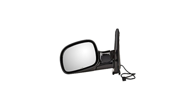 Oglinda exterioara Chrysler Voyager (Rg/Rs) 01.2000-01.2008 partea stanga Best Auto Vest crom plana carcasa neagra reglare electrica cu incalzire