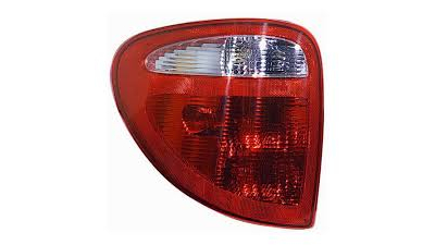 Stop spate lampa Chrysler TownCountry (Rg/Rs), 01.00-12.2004, Chrysler Voyager (Rg/Rs), 01.00-12.2004, Dodge Caravan (Rg/Rs), 02.00-12.2004, omologare SAE, spate, fara suport bec, tip USA, rosu alb, 4857601AH, Stanga