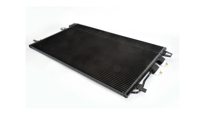 Condensator climatizare Dodge Caravan, 02.2000-12.2007, Chrysler Voyager, 02.2000-12.2005 motor 3.8 V6, 160 kw benzina, cutie automata, full aluminiu brazat, 765(715)x454x22 mm, cu radiator de ulei integrat