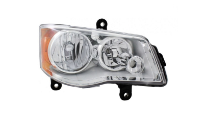 Far Chrysler TownCountry, 01.2008-, Town & Country, 11.2011-2016, Version USA, Dodge Grand Caravan, 01.2011-2019 partea Dreapta, H11+H11+tip bec P27/7W; manual; Omologare: SAE, TYC