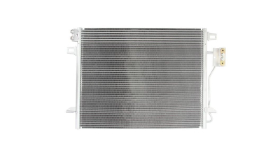 Condensator climatizare Chrysler Grand Voyager; Voyager (RT), 01.2008-2015, motor 2.8 CRD, 120 kw diesel, cutie automata, full aluminiu brazat, 665 (630)x520 (505)x17 mm, cu radiator de ulei integrat