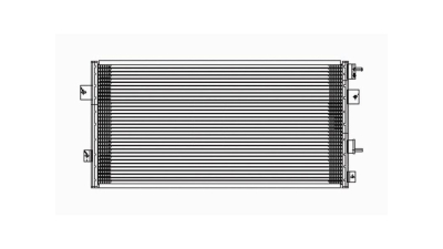 Condensator climatizare Chrysler 300M, 07.1998-08.2000, motor 3.5 V6, 187 kw benzina, full aluminiu brazat, 730 (670)x360x22 mm, fara filtru uscator