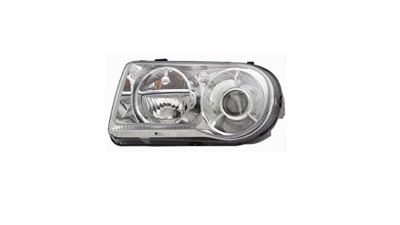 Far CHRYSLER 300C (LX), 09.2004-04.2011, partea Stanga, TYC, cu lentile; cu temporizator; Tip=USA;tip bec HB3+HB4+PY27/7W; manual; fara soclu bec; halogen