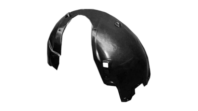 Carenaj aripa fata Chrysler 300c (Lx), 09.2004-04.2011, parte montare stanga, polietilena, 2431FL1T, Aftermarket
