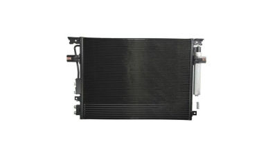 Condensator climatizare Chrysler 300, 09.2011-, motor 3.0 CRD, 140kw/176 kw diesel, cutie automata, full aluminiu brazat, 645(595)x462x16 mm, Condensor cu racitor ulei cutie de viteze integrat si uscator