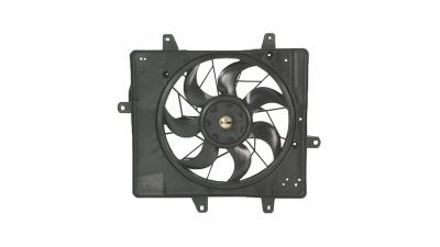 GMV radiator electroventilator Chrysler Pt Cruiser, 2000-2010, Motorizare 1, 6; 2, 0; 2, 4 Benzina, tip climatizare cu AC, dimensiune 170W/420mm, cu 3 pini, plastic, Aftermarket