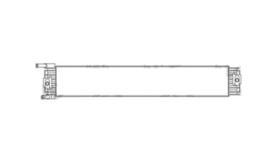 Radiator racire ulei motor, termoflot Chrysler PT Cruiser, 2003-2009, motor 2.4, 105 kw, benzina, cv automata, 584x87x23 mm, racitor transmisie, din aluminiu