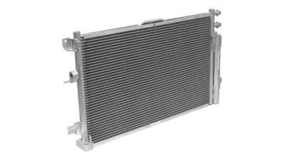 Condensator climatizare Chrysler Pacifica, 09.2005-09.2008, motor 3.8 V6, 160 kw/4.0 V6, 186 kw benzina, cutie automata, full aluminiu brazat, 705(645)x415(390)x22 mm, Condensor cu racitor ulei cutie de viteze integrat si uscator