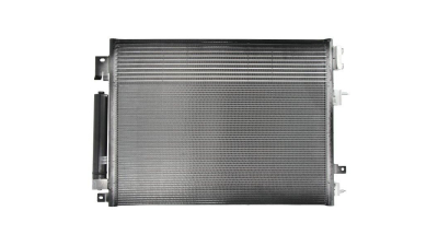 Condensator climatizare Chrysler 300C SRT8; 300C (LX), 01.2009-12.2010, motor 6.1 V8, 317 kw benzina, cutie automata, full aluminiu brazat, 645(590)x470x22 mm, Condensor cu racitor ulei cutie de viteze integrat si uscator