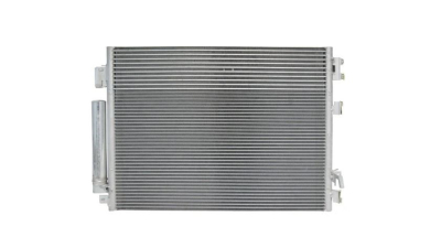 Condensator climatizare Chrysler 300C SRT8; 300C (LX), 01.2009-12.2010, motor 6.1 V8, 317 kw benzina, cutie automata, full aluminiu brazat, 660(590)x470x22 mm, Condensor cu racitor ulei cutie de viteze integrat si uscator