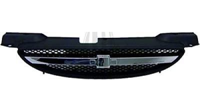 Grila radiator Chevrolet Aveo, 01.2003-2004, negru, pentru bara cu gauri pentru semnalizare, 96403158, 250005