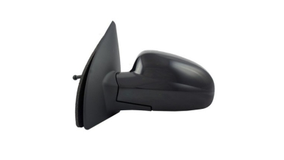 Oglinda exterioara Chevrolet Aveo (T200), 01.2003-03.2006, Kalos (Klas/T200), 01.2003-2006, Stanga, Crom, manuala,prin cablu, Fara incalzire, carcasa prevopsita, grunduita, - sticla sparta