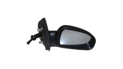 Oglinda exterioara Chevrolet Aveo (T200), 01.2003-03.2006, Daewoo Kalos (Klas/T200), 01.2003-2006, Stanga, Crom, electrica, carcasa prevopsita, grunduita, Convex, BestAutoVest 96543120 2500514E