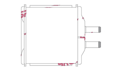 Radiator Incalzire Chevrolet Kalos, 2003-2006, motor 1.2; 1.4, benzina, aluminiu brazat/aluminiu, 194x150x24 mm, SRLine