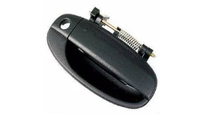 Maner usa exterior Chevrolet Aveo (T200), 2003-03.2006, Daewoo Kalos (Klas/T200), 2003-2006, negru/texturat, 96541632, Fata Dreapta