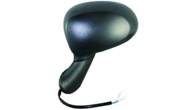 Oglinda exterioara Chevrolet Spark/Matiz (M200/250) 05.2005-01.2010 partea stanga View Max crom convex carcasa neagra reglare electrica fara incalzire