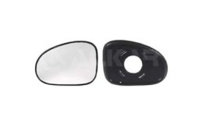 Geam oglinda Chevrolet Spark/Matiz (M200/250) 05.2005-01.2010 partea stanga Best Auto Vest crom convex fara incalzire