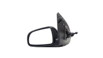 Oglinda usa exterioara CHEVROLET AVEO Sedan (T250), 03.2006-05.2011, SRL, partea stanga, regl. manuala; carcasa neagra partial primerizata; sticla convexa; geam cromat; KVVP10