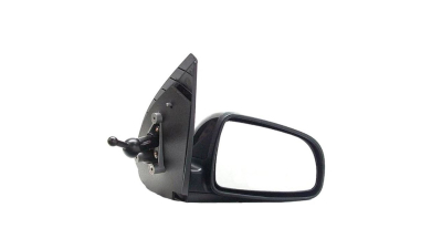 Oglinda usa exterioara CHEVROLET AVEO Sedan (T250), 03.2006-05.2011, SRL, partea dreapta, regl. manuala; carcasa neagra partial primerizata; sticla convexa; geam cromat; KVVP10