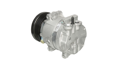 Compresor aer conditionat Chevrolet Lacetti, 2003-2009, motorizare 1.4/1, 6/1, 8, benzina si 2.0 d 89kw, diesel, rola curea 119 mm, 6 caneluri, tip Delphi/Harrison: V5