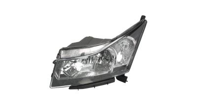 Far Chevrolet Cruze (J300), 09.2009-2014, Electric,tip bec H4, omologare ECE, cu motoras, negru, 95479488; 95956271; 95990113; 96828234, Stanga