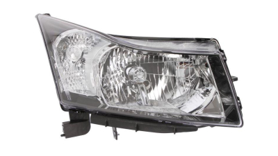Far Chevrolet Cruze (J300), 09.2009-2014, Electric,tip bec H4, omologare ECE, cu motoras, negru, 95479489; 95956272; 95990114; 96828235, Dreapta